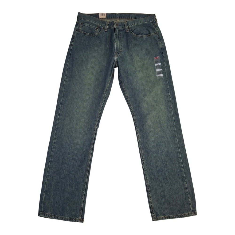 Levis 559 Relaxed Straight Jeans Mens 34x32 Medium Wash Blue Denim NWT